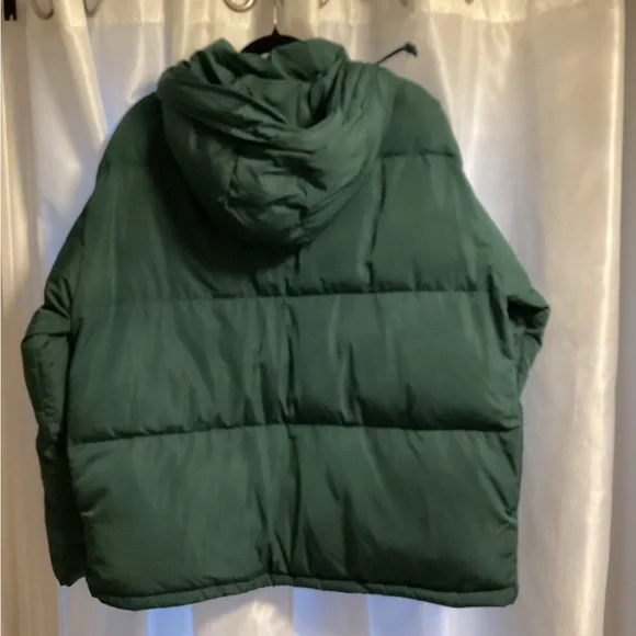 Rebecca Minkoff Deep Green Puffer Coat - Picture 2 of 6